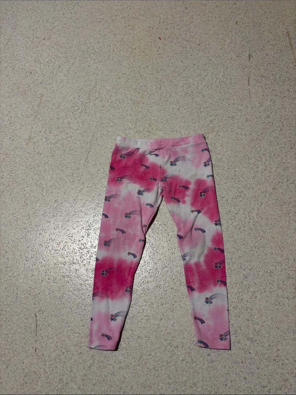 Chaser Pink Tie-Dye Floral Kids Leggings